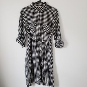 Old Navy Buffalo Plaid Shirtdress